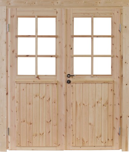 Doppeltür »Hero 44 Iso«, Kiefernholz, Natur - beige