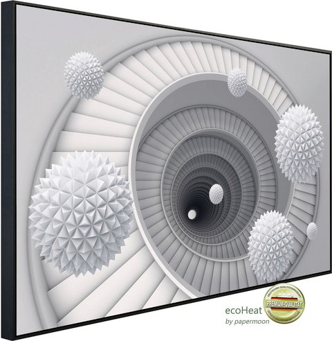 papermoon Infrarotheizung »EcoHeat - Abstrakt 3D Effekt«, Matt-Effekt - bunt