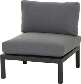 SIENA GARDEN Outdoor-Sitzmodul Mitte »Alvida«, BxHxT: 70 x 70 x 84 cm - grau