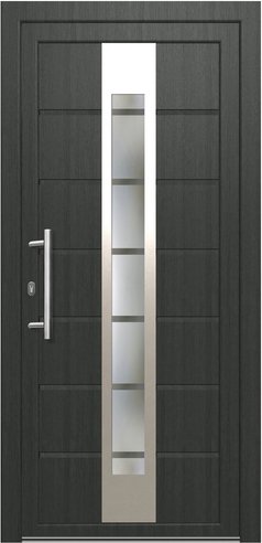 KNOCK Kunststoff-Haustür »Robusto«, grau