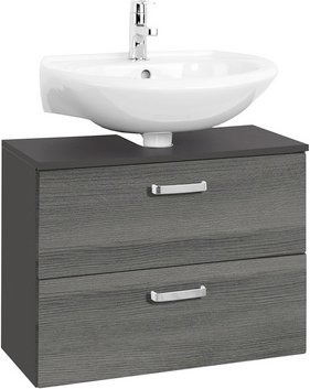 HELD MÖBEL Waschbeckenunterschrank »Bologna«, BxHxT: 70 x 54 x 35 cm - bunt