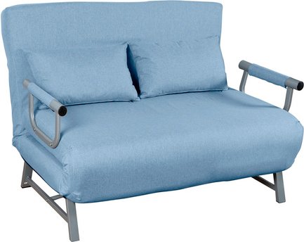 VCM Schlafsofa, BxH: 127 x 95 cm, bis max. 120 kg - blau