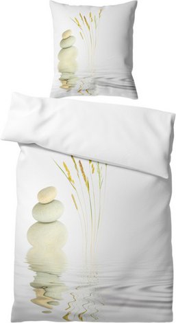 Thumbnail - Sanilo Bettwäsche, Balance 135 x 200 cm - weiss