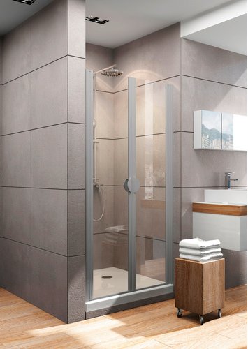 SCHULTE Duschtür »Sunny«, Pendeltür, BxH: 90 x 180 cm - silberfarben