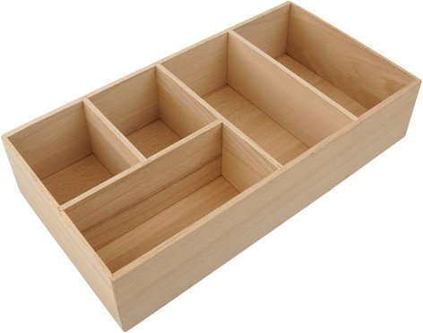 Thumbnail - FACKELMANN Organizer, Buche, BxHxT: 17 x 7 x 32,1 cm - braun