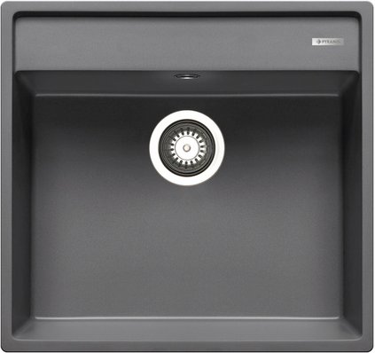 Pyramis Einbauspüle »Camea«, Granit, BxHxL: 53 x 50 cm - grau