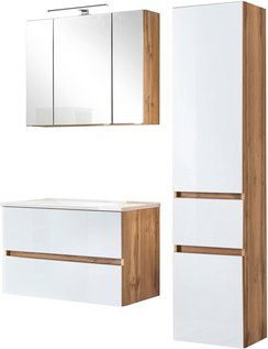 Thumbnail - HELD MÖBEL Waschtisch-Set »HELSINKI«, 6-teilig - weiss