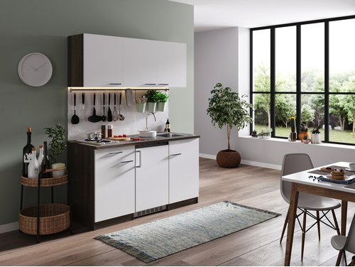 Thumbnail - RESPEKTA Singleküche »Oliver«, mit E-Geräten, Gesamtbreite: 150 cm - weiss