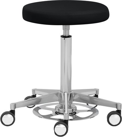 Thumbnail - Mayer Sitzmöbel Multifunktionshocker »1396«, Breite: 48 cm, höhenverstellbar, Kunstleder, schwarz