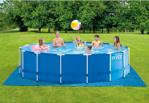 Thumbnail - INTEX Pool-Set »Frame Pool Set Rondo«, Ø 457 x 122 cm, rund, blau