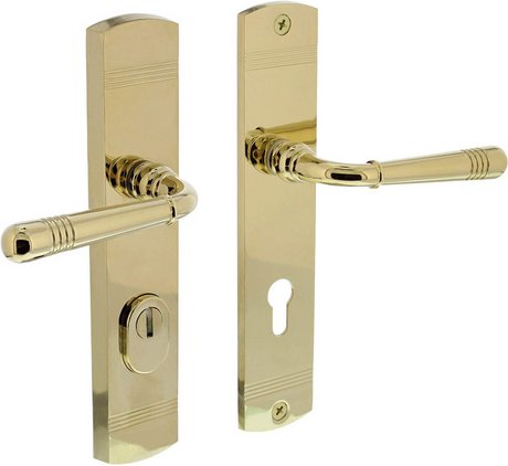 Thumbnail - Intersteel Schutzbeschlag »Helena«, Kernziehschutz PZ 72 mm Drücker/Drücker