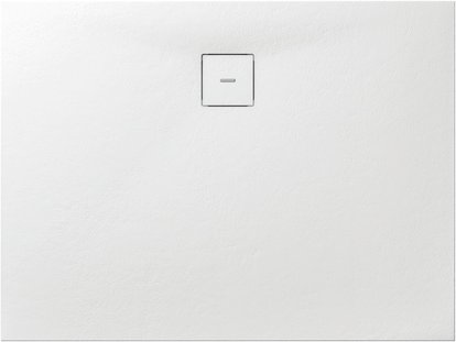 BREUER Duschwanne »Modern Line Steinoptik«, Mineralguss, weiß, rechteckig - weiss