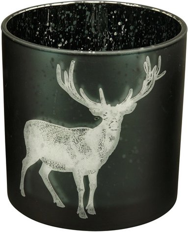 Flowerbox Teelichthalter - braun