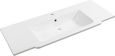 FACKELMANN Waschbecken »LUXOR«, BxHxT: 120x14,2x48,5 cm - weiss