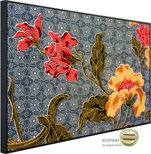 Thumbnail - papermoon Infrarotheizung »EcoHeat - Batikmuster«, Matt-Effekt - bunt