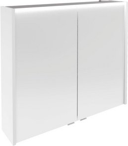 Thumbnail - FACKELMANN Spiegelschrank »VERONA«, 80cm, 2 Türen, LED-Bel., Weiss, 800 x 683 x 165 mm