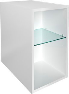 FACKELMANN Regal »Oxford«, weiss, 2 Fächer, BxHxT: 30 x 50,9 x 48,7 cm