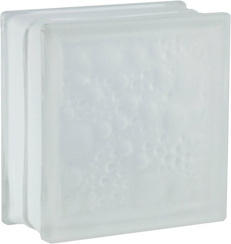 Fuchs Design Glasbaustein, BxH: 190 x 190 mm - weiss