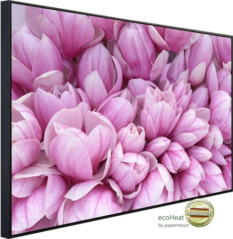 papermoon Infrarotheizung »EcoHeat - Rosa Magnolie«, Matt-Effekt - bunt