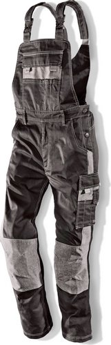 Thumbnail - safety and more Arbeitslatzhose »Nitro«, schwarz/grau, Polyester/Baumwolle