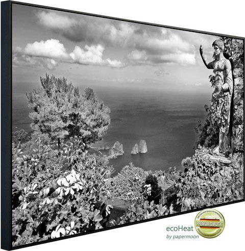 Thumbnail - papermoon Infrarotheizung »EcoHeat - Landschaft mit Meer «, Matt-Effekt - bunt