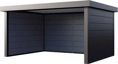 Telluria Pavillon »Singolo«, BxT: 478 x 358 cm (Außenmaß), anthrazit - grau