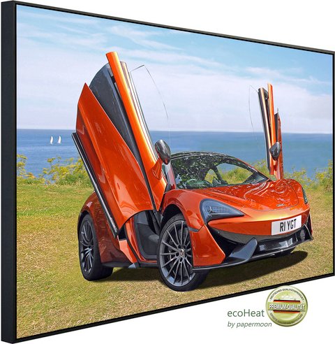 Thumbnail - papermoon Infrarotheizung »EcoHeat - Supersportwagen«, Matt-Effekt - bunt
