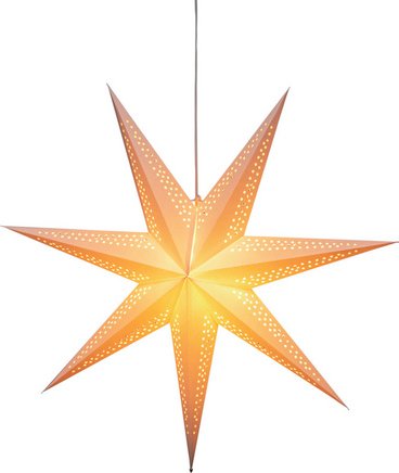 Konstsmide Leuchtstern, ø: 78 cm, Stecker, weiß - weiss