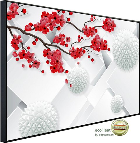 papermoon Infrarotheizung »EcoHeat - Abstrakt 3D Effekt«, Matt-Effekt - bunt