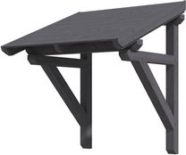 SKANHOLZ Vordach »Potsdam 1«, 176 x 156 cm (BxT), nordische Fichte, schiefergrau