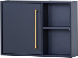 SCHILDMEYER Hängeschrank »Kent«, BxHxT: 66,8 x 48,4 x 16 cm, dunkelblau, Holzwerkstoff