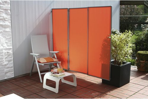 Thumbnail - FLORACORD Wind- und Sichtschutz, Aluminium/Polyester, LxH: 210 x 170 cm - rot