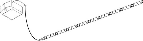 FACKELMANN LED-Band, BxHxT: 90 x 1,6 x 1,6 cm, 4250 K, neutralweiß, 4.3W - weiss