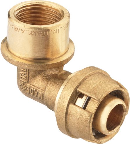 CORNAT Übergangswinkel, 1/2", Messing - goldfarben