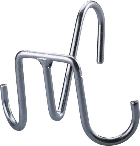 HAILO Eimerhaken, Tragfähigkeit bis: 25 kg, geeignet für: Sprossenleitern, Eimer, Kabeltrommeln - silberfarben
