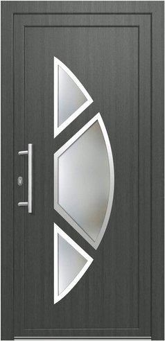 KNOCK Kunststoff-Haustür »Robusto«, grau