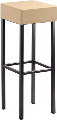 Mayer Sitzmöbel Barhocker »1136«, BxH: 34 x 92 cm, Mikrofaser, beige