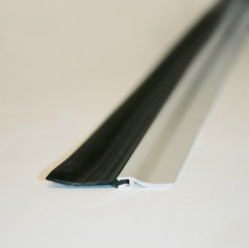 RORO Türbodenschiene, BxL: 1 x 100 cm, Aluminium - schwarz