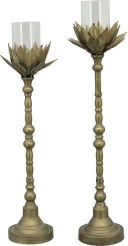 Flowerbox Kerzenhalter - schwarz