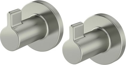 LENZ Handtuch-Haken »NOA«, Nickel-matt, Montageart: Bohren - silberfarben