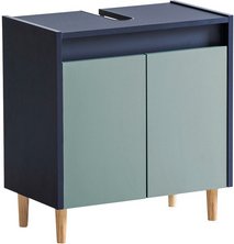 SCHILDMEYER Waschbeckenunterschrank »Lovis«, BxH: 56,9 x 60,1 cm, blau