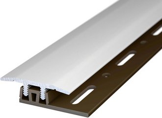 CARL PRINZ Übergangsprofil »PROFI-DESIGN«, BxH: 27 x 6 mm, verdeckte Befestigung - silberfarben