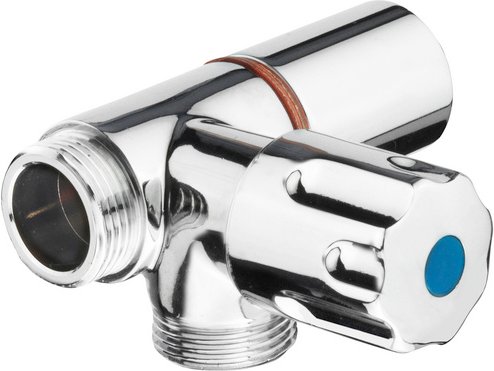 WELLWATER Batterieventil, Messing, 3/4" - silberfarben