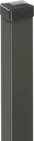 POLBRAM STEEL GROUP SP. Z O.O. SP.K. Zaunpfosten »Sia«, BxLxH: 5 x 5 x 150 cm, zum Aufschrauben für Zaun Sia/ Matt - gra...