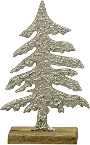 Flowerbox Dekobaum - silberfarben