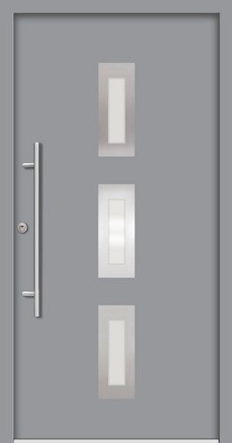 Splendoor Sicherheitshaustür »PULA Prime RC2«, Aluminium, in verkehrsgrau