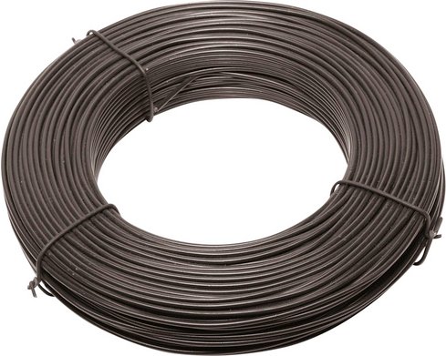 FLORAWORLD Bindedraht, Länge: 50 m, Draht, anthrazit - grau
