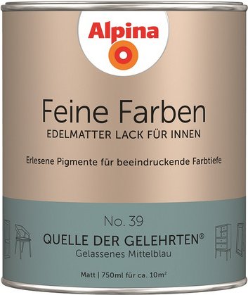 ALPINA Buntlack »Feine Farben«, 0,75 l, mittelblau