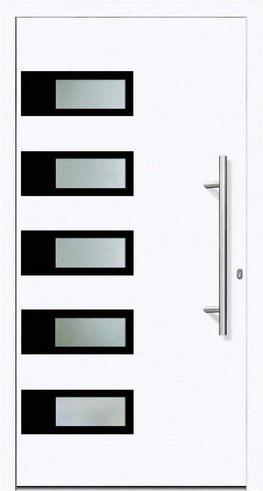 KNOCK Flügelüberdeckende Kunstoff-Haustür »RIO«, weiß - weiss