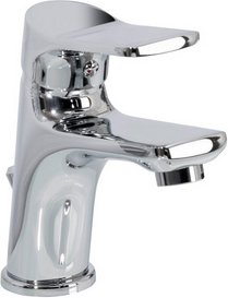 FACKELMANN Waschtischarmatur »DENVER«, H: 15,5 cm, chrom, glänzend - silberfarben